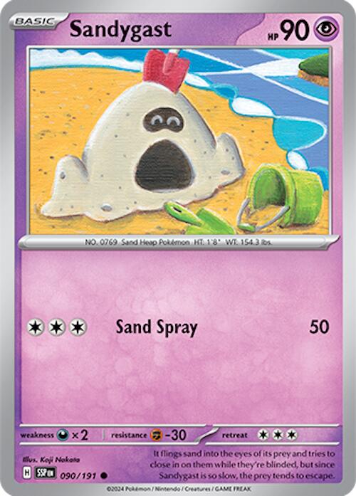 Sandygast (090/191) [Scarlet & Violet: Surging Sparks] | Galactic Gamez