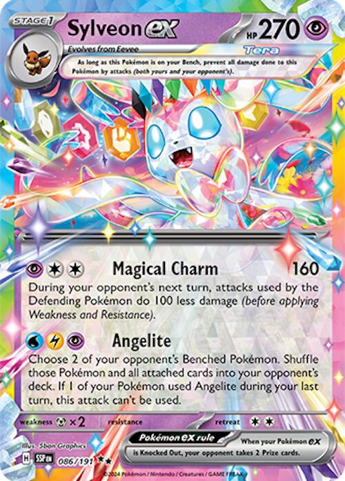 Sylveon ex (086/191) [Scarlet & Violet: Surging Sparks] | Galactic Gamez