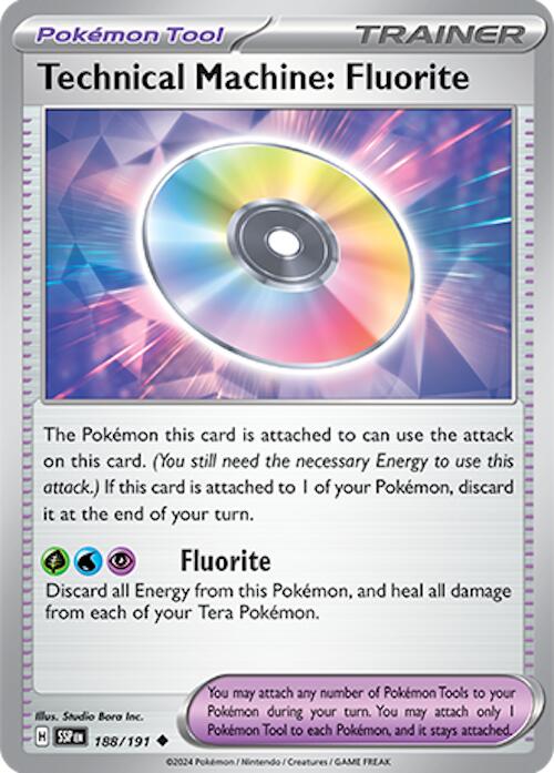 Technical Machine: Fluorite (188/191) [Scarlet & Violet: Surging Sparks] | Galactic Gamez