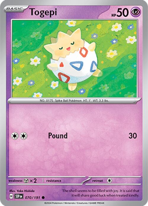 Togepi (070/191) [Scarlet & Violet: Surging Sparks] | Galactic Gamez