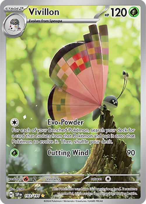 Vivillon (193/191) [Scarlet & Violet: Surging Sparks] | Galactic Gamez