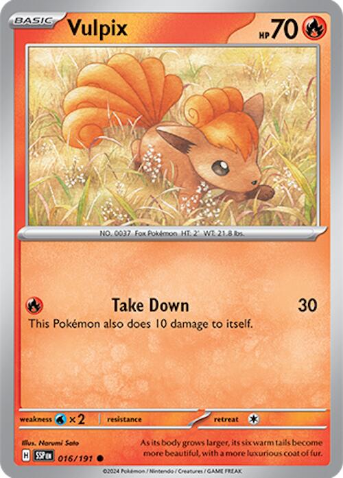 Vulpix (016/191) [Scarlet & Violet: Surging Sparks] | Galactic Gamez