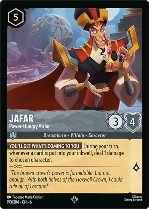 Jafar - Power-Hungry Vizier (193/204) [Azurite Sea] | Galactic Gamez