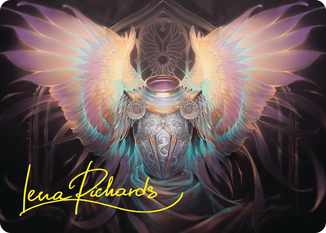 Celestial Armor Art Card (2/54) (Gold-Stamped Signature) [Foundations Art Series] | Galactic Gamez