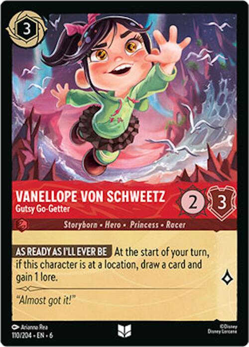 Vanellope von Schweetz - Gutsy Go-Getter (110/204) [Azurite Sea] | Galactic Gamez