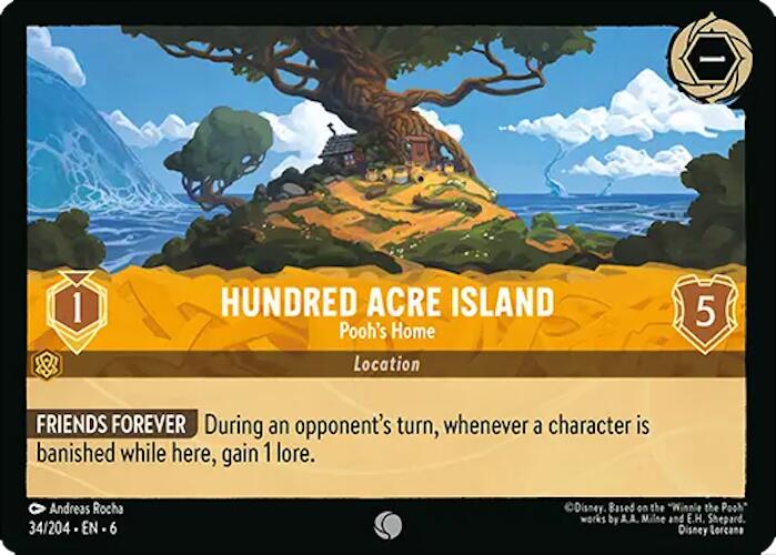 Hundred Acre Island - Pooh's Home (34/204) [Azurite Sea] | Galactic Gamez