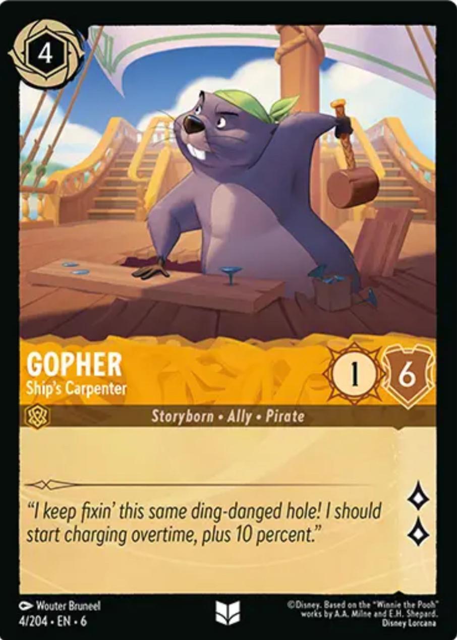 Gopher - Ship's Carpenter (4/204) [Azurite Sea] | Galactic Gamez