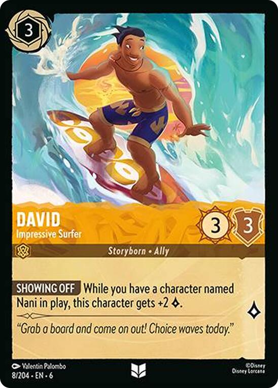 David - Impressive Surfer (8/204) [Azurite Sea] | Galactic Gamez