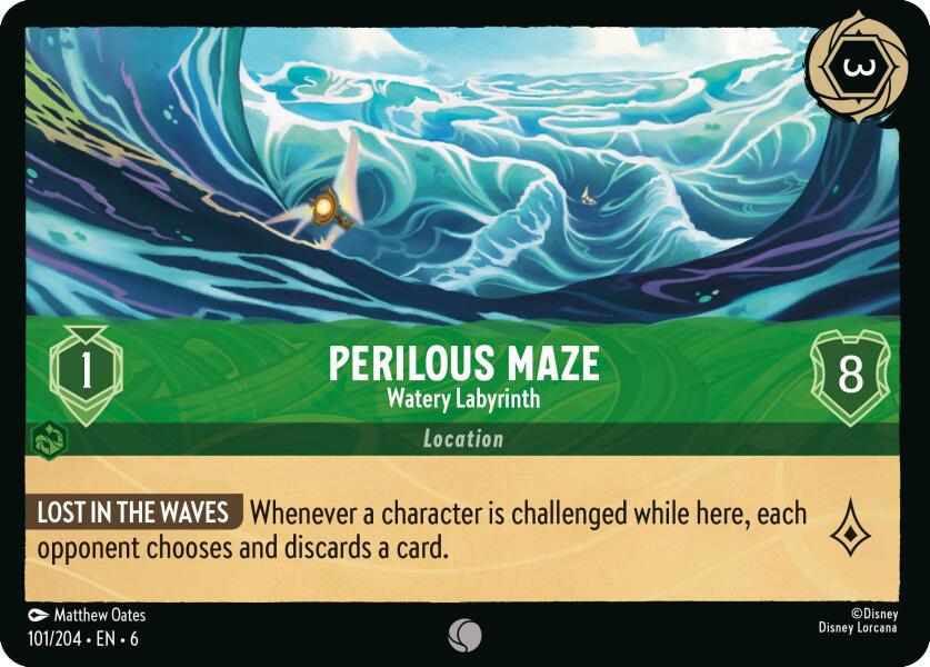 Perilous Maze - Watery Labyrinth (101/204) [Azurite Sea] | Galactic Gamez