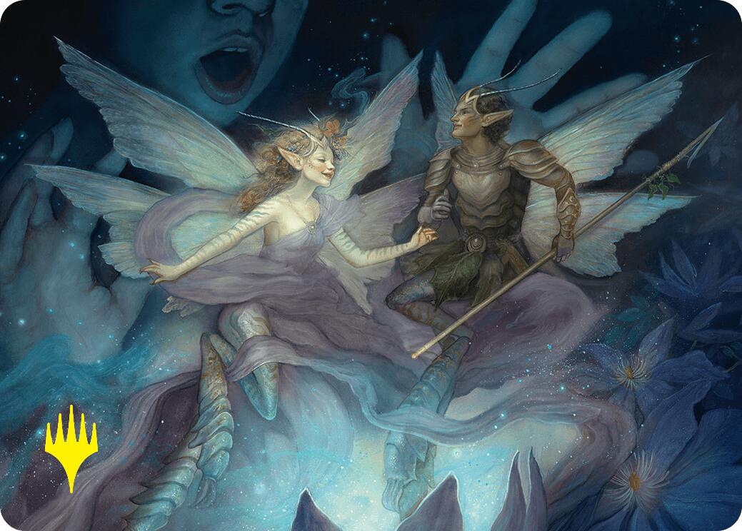 Faebloom Trick Art Card (6/54) (Gold-Stamped Signature) [Foundations Art Series] | Galactic Gamez
