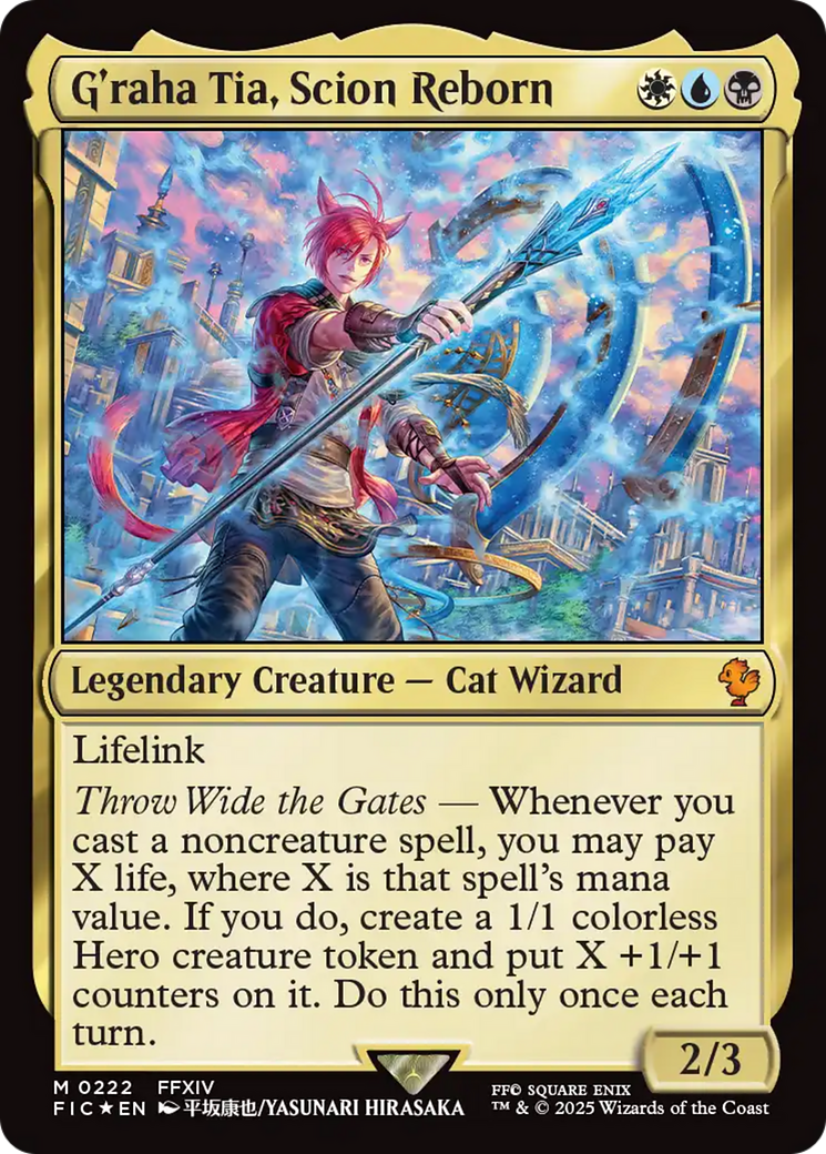 G'raha Tia, Scion Reborn (Surge Foil) [FINAL FANTASY Commander] | Galactic Gamez