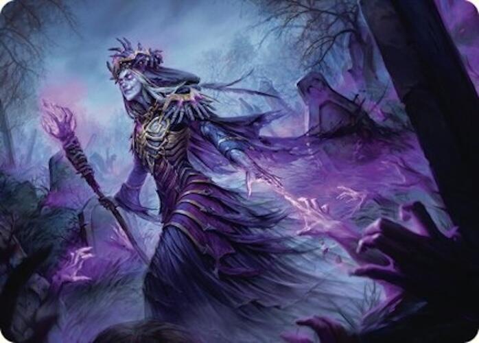 Zul Ashur, Lich Lord Art Card (10/54) [Foundations Art Series] | Galactic Gamez