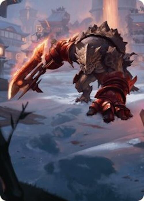 Searslicer Goblin Art Card (39/54) [Foundations Art Series] | Galactic Gamez