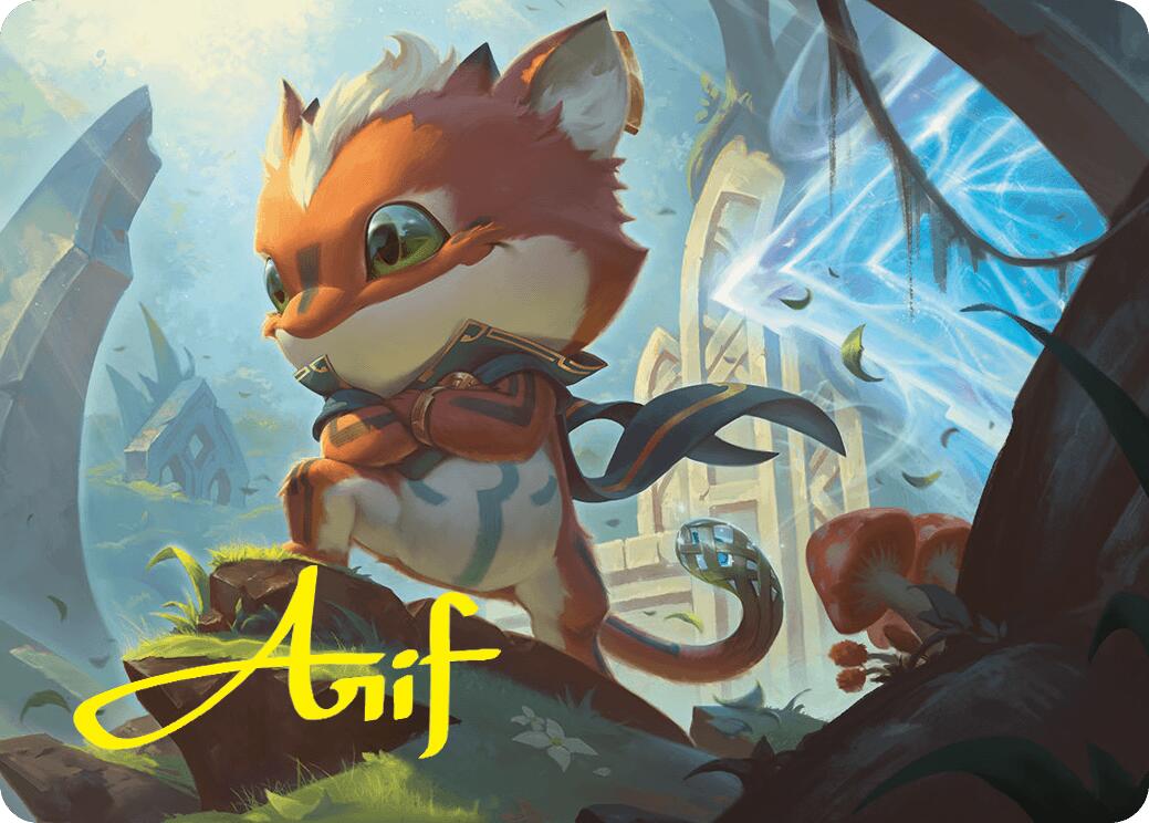 Loot, Exuberant Explorer Art Card (12/54) (Gold-Stamped Signature) [Foundations Art Series] | Galactic Gamez