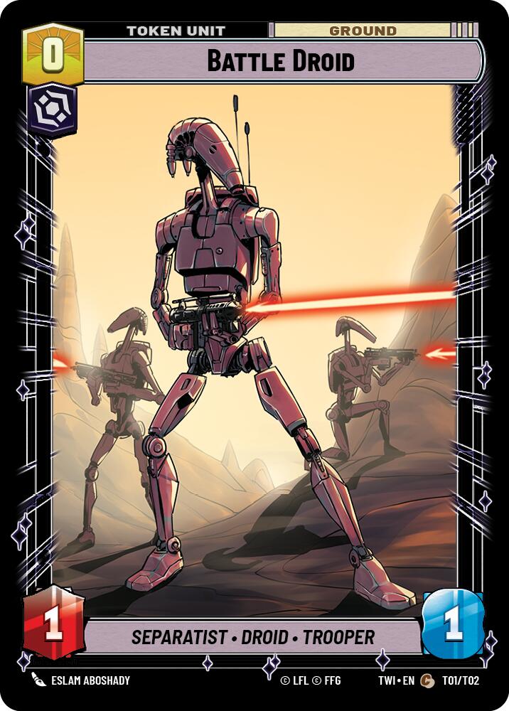 Battle Droid // Clone Trooper (T01 // T02) (T01 // T02) [Twilight of the Republic] | Galactic Gamez