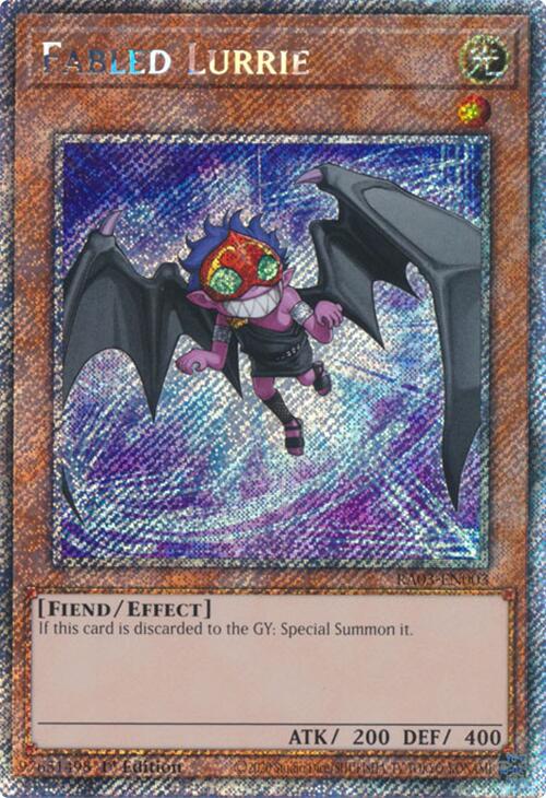 Fabled Lurrie (Platinum Secret Rare) [RA03-EN003] Platinum Secret Rare | Galactic Gamez