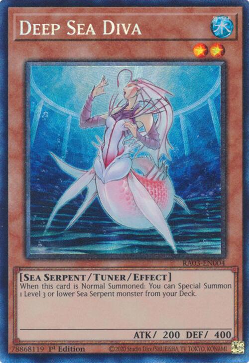 Deep Sea Diva (CR) [RA03-EN004] Prismatic Collector's Rare | Galactic Gamez