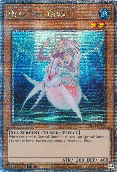 Deep Sea Diva (Quarter Century Secret Rare) [RA03-EN004] Quarter Century Secret Rare | Galactic Gamez