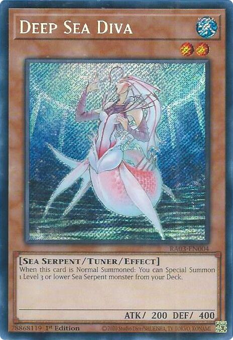 Deep Sea Diva (Secret Rare) [RA03-EN004] Secret Rare | Galactic Gamez