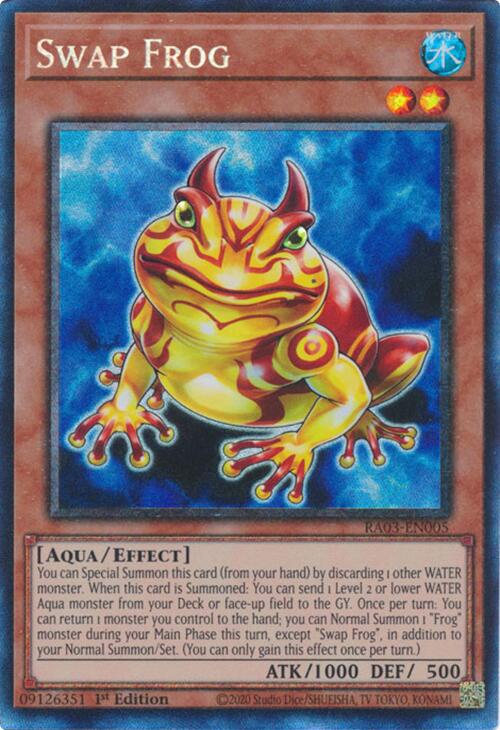 Swap Frog (CR) [RA03-EN005] Prismatic Collector's Rare | Galactic Gamez