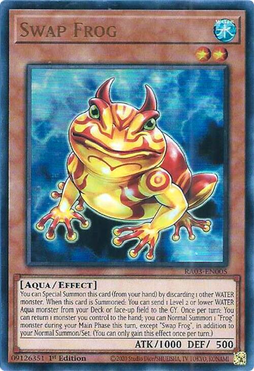 Swap Frog (UR) [RA03-EN005] Ultra Rare | Galactic Gamez