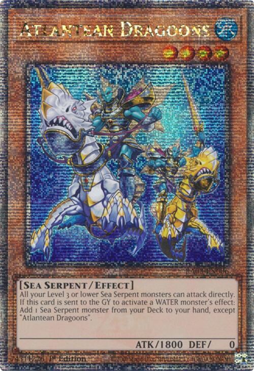 Atlantean Dragoons (Quarter Century Secret Rare) [RA03-EN006] Quarter Century Secret Rare | Galactic Gamez