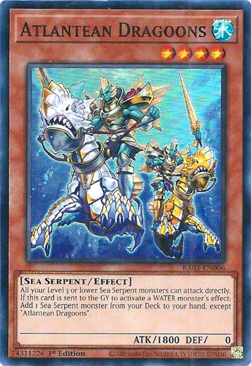 Atlantean Dragoons [RA03-EN006] Super Rare | Galactic Gamez