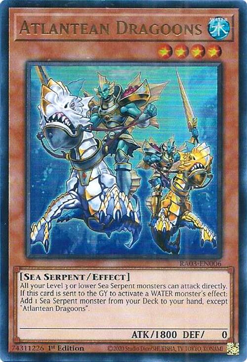 Atlantean Dragoons (UR) [RA03-EN006] Ultra Rare | Galactic Gamez