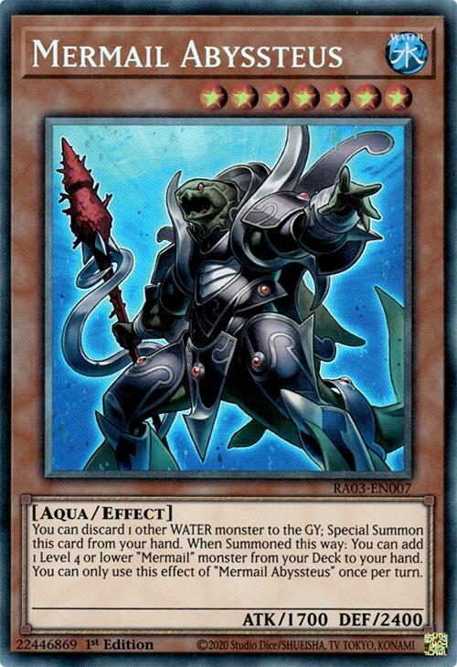 Mermail Abyssteus (CR) [RA03-EN007] Prismatic Collector's Rare | Galactic Gamez