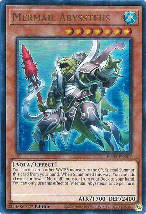 Mermail Abyssteus (UR) [RA03-EN007] Ultra Rare | Galactic Gamez