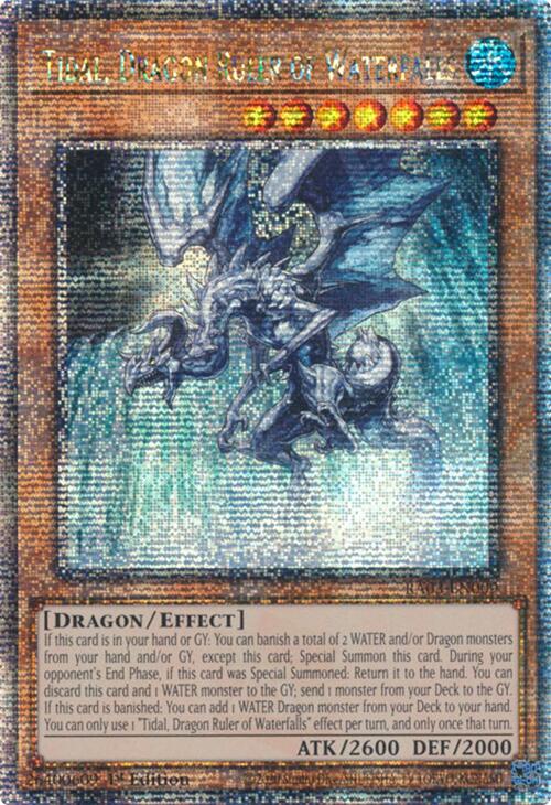 Tidal, Dragon Ruler of Waterfalls (Quarter Century Secret Rare) [RA03-EN009] Quarter Century Secret Rare | Galactic Gamez