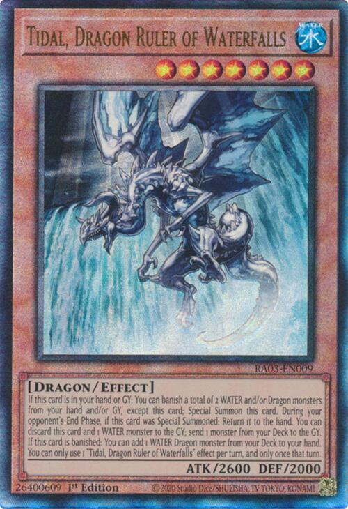 Tidal, Dragon Ruler of Waterfalls (UTR) [RA03-EN009] Prismatic Ultimate Rare | Galactic Gamez