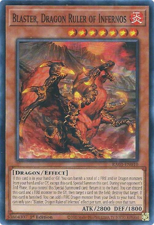 Blaster, Dragon Ruler of Infernos [RA03-EN010] Super Rare | Galactic Gamez