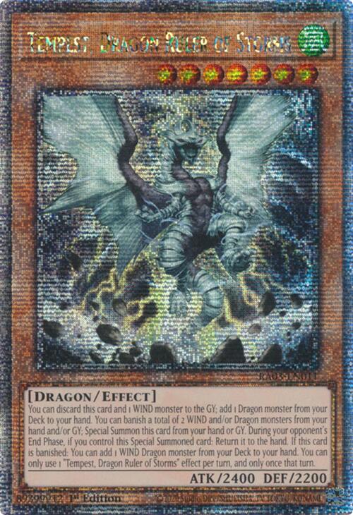 Tempest, Dragon Ruler of Storms (Quarter Century Secret Rare) [RA03-EN011] Quarter Century Secret Rare | Galactic Gamez