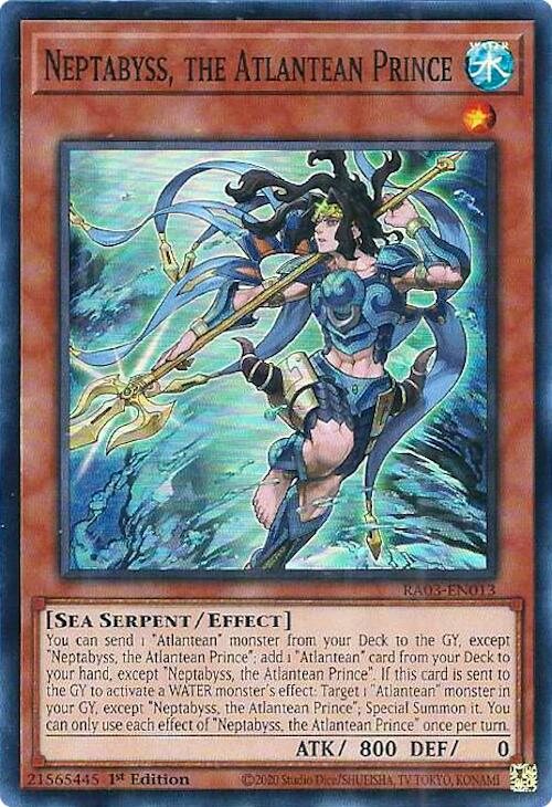 Neptabyss, the Atlantean Prince [RA03-EN013] Super Rare | Galactic Gamez