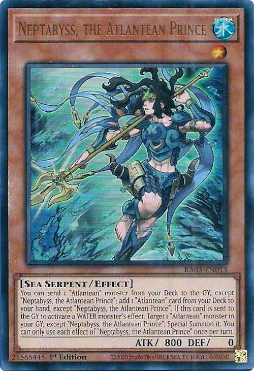 Neptabyss, the Atlantean Prince (UR) [RA03-EN013] Ultra Rare | Galactic Gamez