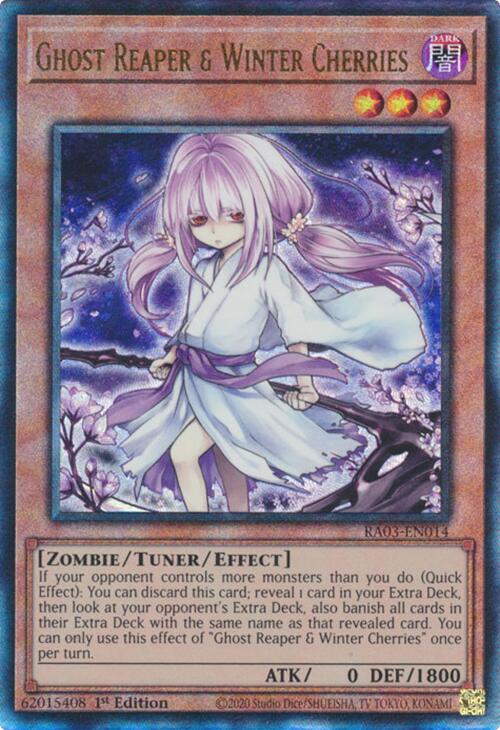 Ghost Reaper & Winter Cherries (Alternate Art) (PUR) [RA03-EN014] Prismatic Ultimate Rare | Galactic Gamez