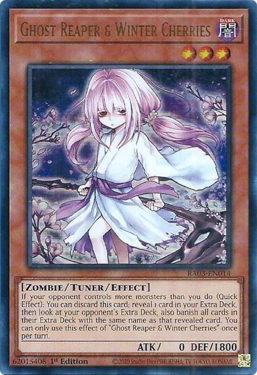 Ghost Reaper & Winter Cherries (Alternate Art) (UR) [RA03-EN014] Ultra Rare | Galactic Gamez