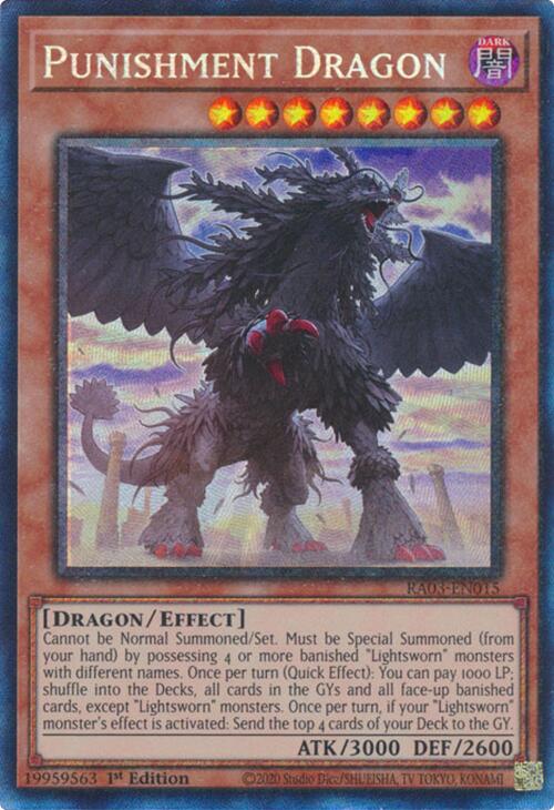 Punishment Dragon (CR) [RA03-EN015] Prismatic Collector's Rare | Galactic Gamez