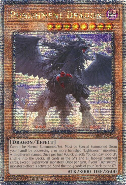 Punishment Dragon (Quarter Century Secret Rare) [RA03-EN015] Quarter Century Secret Rare | Galactic Gamez