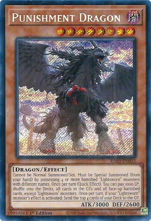Punishment Dragon (Secret Rare) [RA03-EN015] Secret Rare | Galactic Gamez