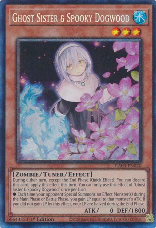 Ghost Sister & Spooky Dogwood (Alternate Art) (CR) [RA03-EN020] Prismatic Collector's Rare | Galactic Gamez