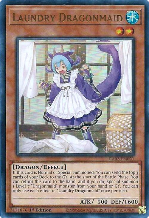 Laundry Dragonmaid (UR) [RA03-EN021] Ultra Rare | Galactic Gamez