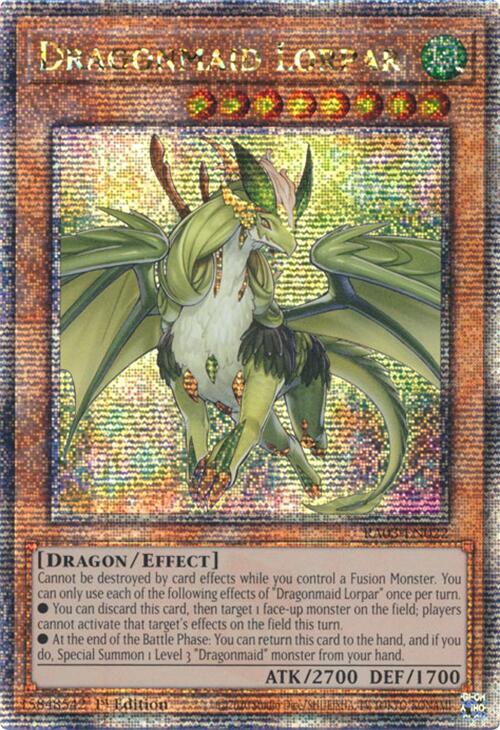 Dragonmaid Lorpar (Quarter Century Secret Rare) [RA03-EN022] Quarter Century Secret Rare | Galactic Gamez