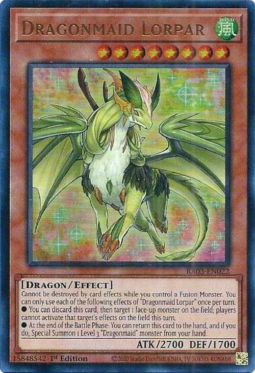 Dragonmaid Lorpar (UR) [RA03-EN022] Ultra Rare | Galactic Gamez