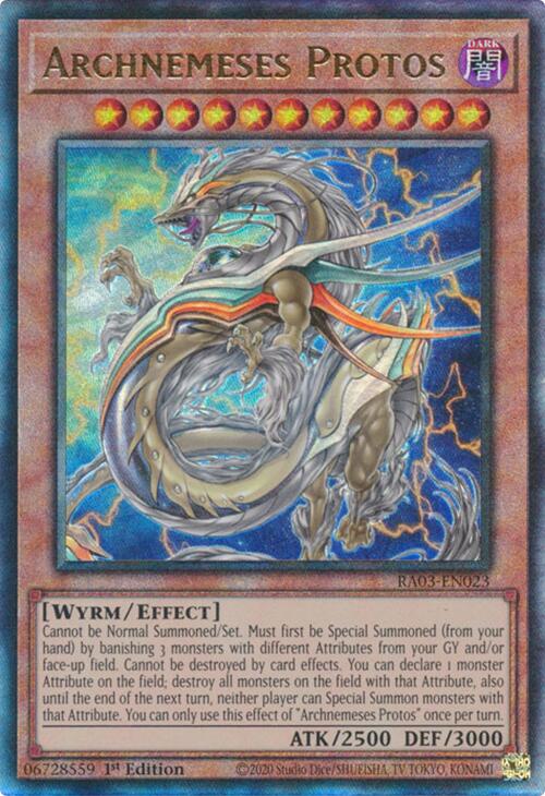 Archnemeses Protos (UTR) [RA03-EN023] Prismatic Ultimate Rare | Galactic Gamez