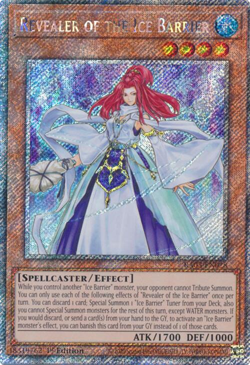 Revealer of the Ice Barrier (Platinum Secret Rare) [RA03-EN028] Platinum Secret Rare | Galactic Gamez