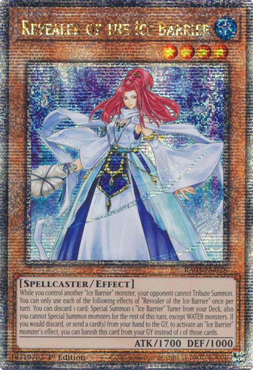 Revealer of the Ice Barrier (Quarter Century Secret Rare) [RA03-EN028] Quarter Century Secret Rare | Galactic Gamez