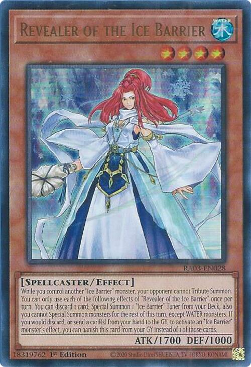 Revealer of the Ice Barrier (UR) [RA03-EN028] Ultra Rare | Galactic Gamez