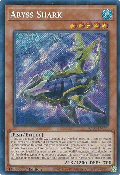 Abyss Shark (Secret Rare) [RA03-EN030] Secret Rare | Galactic Gamez